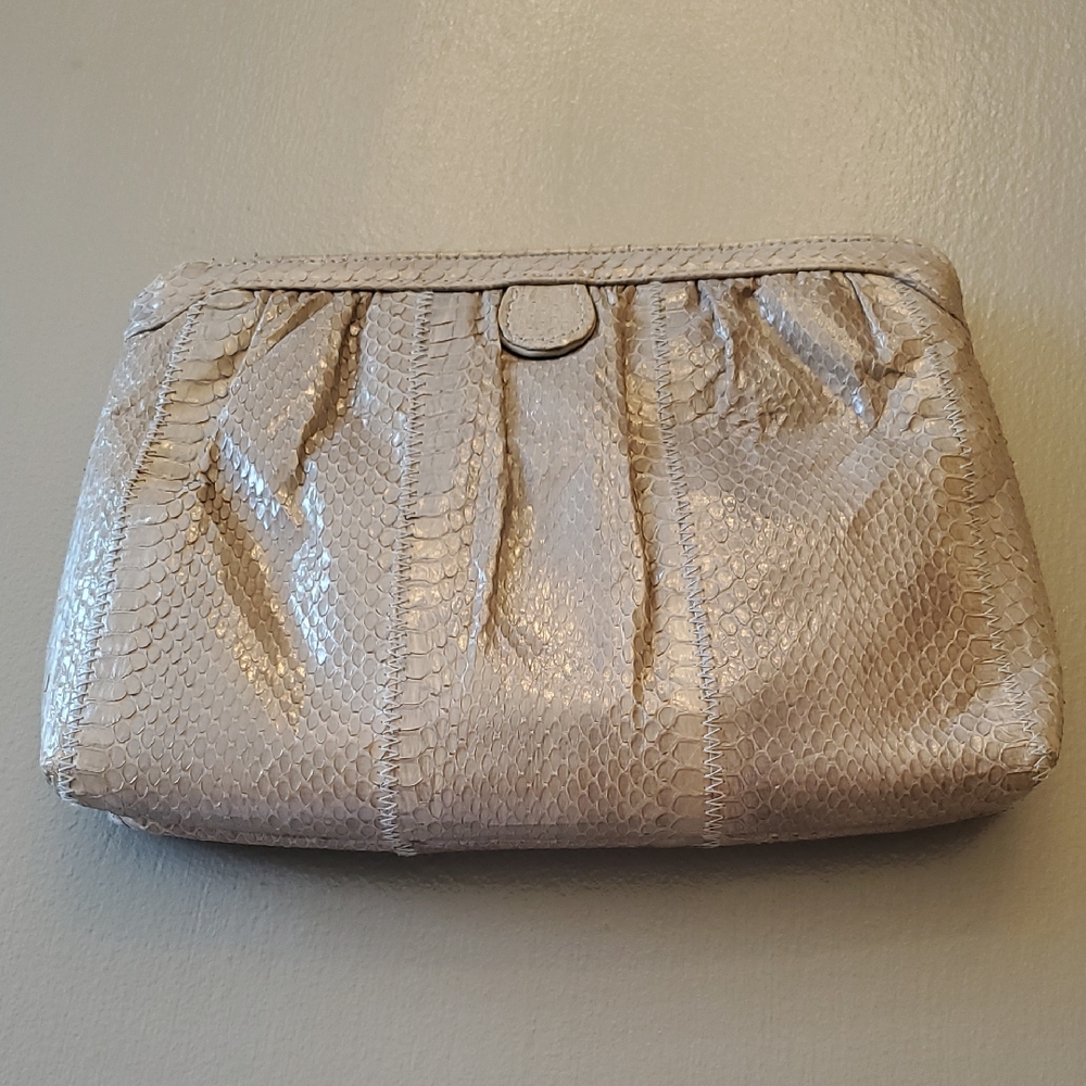 Clemente | Vintage Elegant Cream Clutch Bag